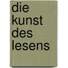 Die Kunst des Lesens by Vladimir Vladimir Nabokov