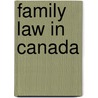 Family Law in Canada door Not Available