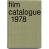 Film Catalogue  1978 door Montana. Dept. Of Health And Sciences