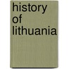 History of Lithuania door Not Available