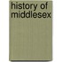 History of Middlesex