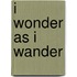I Wonder as I Wander