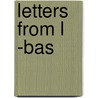 Letters From L  -Bas door Rachel Hayward