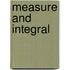 Measure and Integral