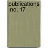 Publications  No. 17 door New Spalding Club