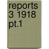 Reports  3 1918 Pt.1 by Kentucky. State Geologist