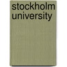 Stockholm University door Not Available