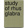 Study Of Rhus Glabra door Edward Lee Greene