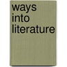 Ways Into Literature door Nicola Grove