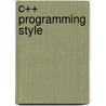 C++ Programming Style door Tom Cargill