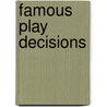 Famous Play Decisions door Terence Reese