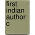 First Indian Author C