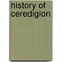 History of Ceredigion
