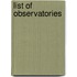 List Of Observatories