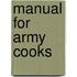 Manual For Army Cooks