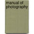 Manual Of Photography