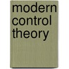 Modern Control Theory door William L. Brogan