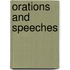 Orations and Speeches