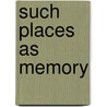 Such Places as Memory by John Hejduk