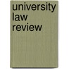 University Law Review door Unknown Author
