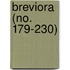 Breviora (No. 179-230)