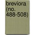 Breviora (No. 488-508)