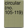Circular (No. 105-119) by United States Weather Bureau