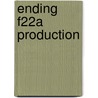 Ending F22a Production door Obaid Younossi