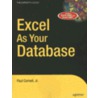 Excel as Your Database by Paul Cornell