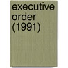 Executive Order (1991) door Montana. Governor
