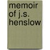 Memoir Of J.S. Henslow