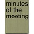 Minutes Of The Meeting