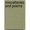 Miscellanies and Poems door Henry Fielding