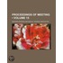 Proceedings Of Meeting