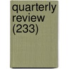 Quarterly Review (233) door William Gifford