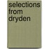 Selections From Dryden