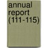 Annual Report (111-115)