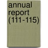 Annual Report (111-115) by American School of Classical Studies at