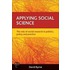 Applying Social Science