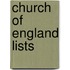 Church of England Lists