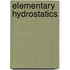 Elementary Hydrostatics