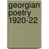 Georgian Poetry 1920-22 door General Books