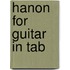 Hanon for Guitar in Tab