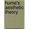 Hume's Aesthetic Theory door Dabney Townsend