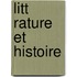 Litt Rature Et Histoire