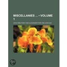 Miscellanies (Volume 1) door John Arbuthnot