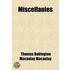 Miscellanies (Volume 2)