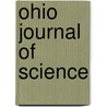 Ohio Journal Of Science door Ohio State University Society