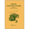 Omotic Language Studies by R.J. Hayward