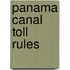 Panama Canal Toll Rules